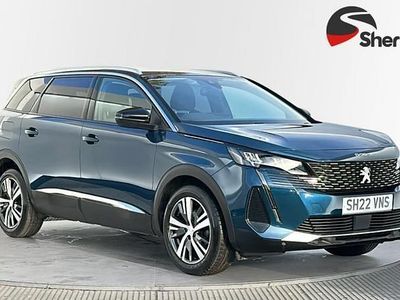 Blue Used 2022 Peugeot 5008 Allure Premium MPV | £19,899 (Fair price)