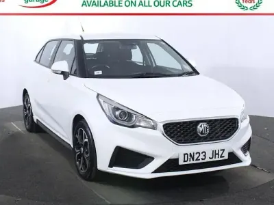 Used MG MG3 Excite 106 HP (77 kW) 2023 White Hatchback