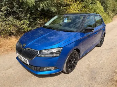 Used Skoda Fabia Colour Edition 95 HP (69 kW) 2020 Blue Hatchback