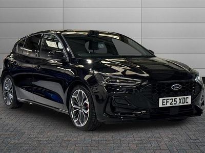 Black Used 2025 Ford Focus ST-Line X Hatchback | £22,099 (Fair price)