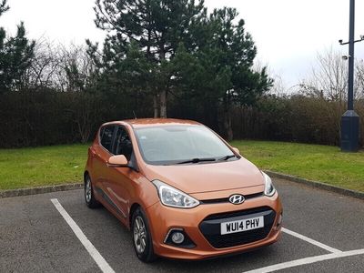 Orange Used 2014 Hyundai i10 Premium Hatchback | £5,495 (Fair price)