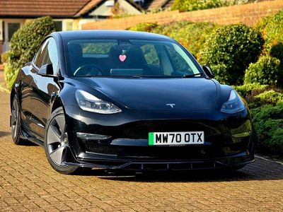 Used Tesla Model 3 Long Range AWD 366 kW (498 HP) 2020 Black Sedan