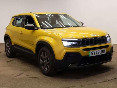 Used Jeep Avenger EV Longitude 53 kW (73 HP) 2024 Yellow SUV