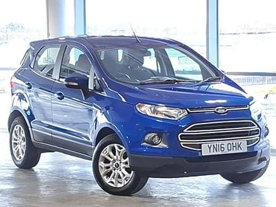 Used Ford Ecosport Zetec 112 HP (82 kW) 2016 Blue SUV
