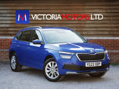 Used Skoda Kamiq SE 95 HP (69 kW) 2022 Blue SUV