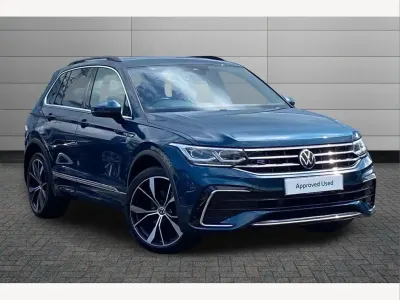 Used VW Tiguan R-line 150 HP (110 kW) 2022 Blue SUV