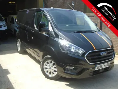 Used Ford Transit Custom Limited 130 HP (95 kW) 2020 Black Van