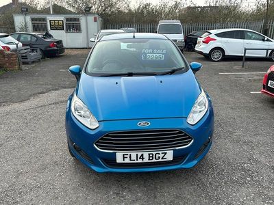 Used Ford Fiesta Zetec 2014 Blue Hatchback