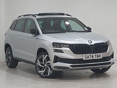 Used Skoda Karoq SportLine 150 HP (110 kW) 2024 Silver SUV