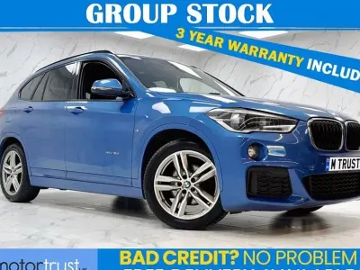 Used BMW X1 M Sport 150 HP (110 kW) 2018 Blue SUV