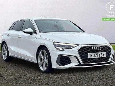 White Used 2021 Audi A3 Sportback S-Line Hatchback | £20,699 (Fair price)