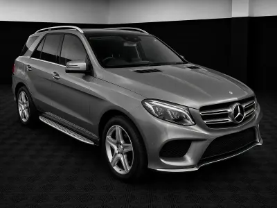 Used Mercedes GLE250 AMG Line Premium 204 HP (150 kW) 2016 Silver Estate