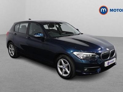 Used BMW 118 Comfort Edition 136 HP (100 kW) 2017 Blue Hatchback