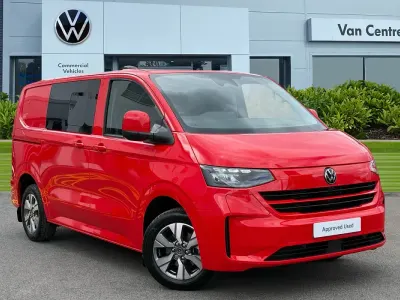 New VW T7 Pro 160 kW (218 HP) 2025 Red Van