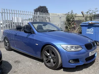 Used BMW 320 M Sport 2014 Blue Cabriolet