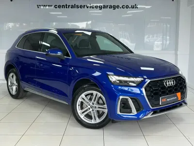 Used Audi Q5 S-Line 204 HP (150 kW) 2023 Blue SUV