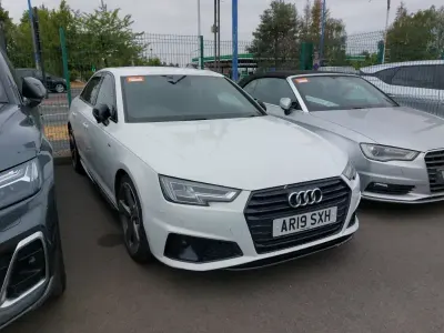 Used Audi A4 Black Edition 150 HP (110 kW) 2019 White Sedan