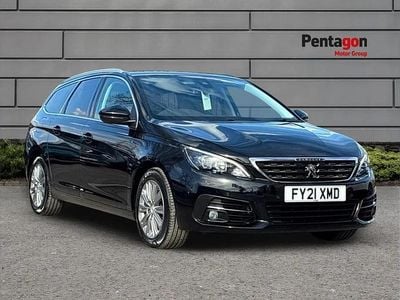 Used Peugeot 308 SW Allure 128 HP (94 kW) 2021 Black Estate