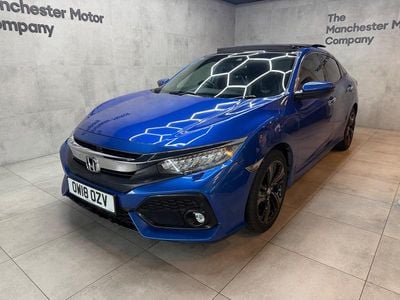Used Honda Civic Prestige 182 HP (133 kW) 2018 Blue Hatchback