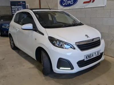 Used Peugeot 108 Active 68 HP (50 kW) 2014 White Hatchback