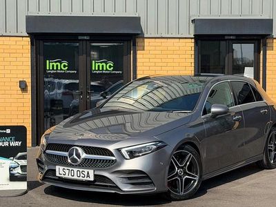 Begagnad Mercedes A200 AMG Line Premium Plus 163 HK (119 kW) 2020 Grå Halvkombi