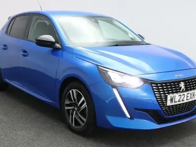 Gebraucht Peugeot 208 Allure Premium 100 PS (73 kW) 2022 Blau Kleinwagen