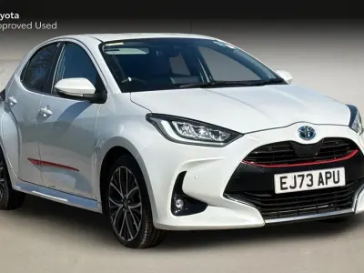Used Toyota Yaris Hybrid 2023 White Hatchback