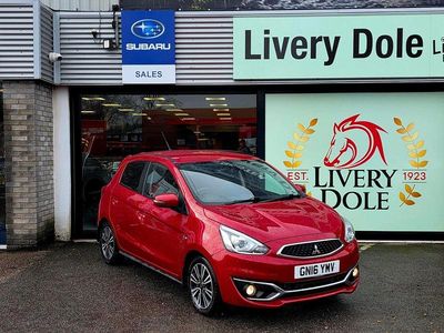 Used Mitsubishi Mirage 79 HP (58 kW) 2016 Red Hatchback