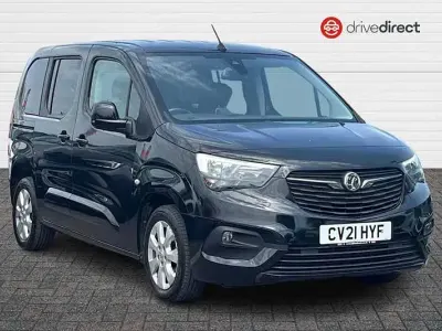 Used Vauxhall Combo S 130 HP (95 kW) 2021 Black MPV