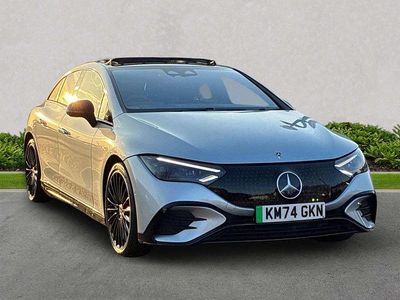 Used Mercedes EQE350 AMG line 214 kW (292 HP) 2024 Silver Sedan