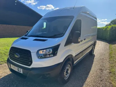 Used Ford Transit 130 HP (95 kW) 2019 White Van