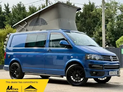 Used VW T5 Highline 140 HP (102 kW) 2013 Blue Van