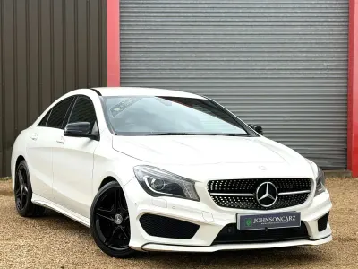 Used Mercedes CLA220 AMG 177 HP (130 kW) 2015 White Sedan