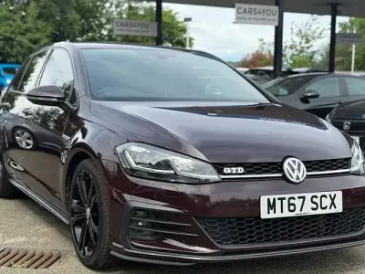 Used VW Golf VII GTD 184 HP (135 kW) 2017 Red Hatchback