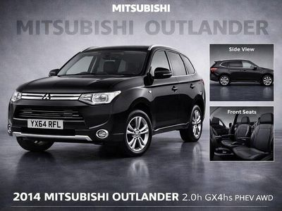 Used Mitsubishi Outlander P-HEV 200 HP (147 kW) 2014 Black SUV