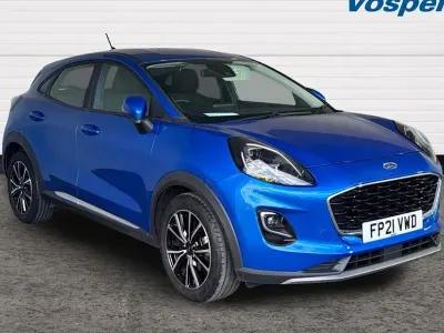 Used Ford Puma Titanium 125 HP (91 kW) 2021 Blue SUV