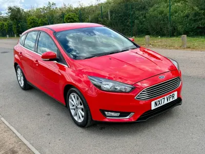 Used Ford Focus Titanium 2017 Red Hatchback