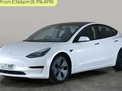 Used Tesla Model 3 Standard Range 208 kW (283 HP) 2021 White Sedan