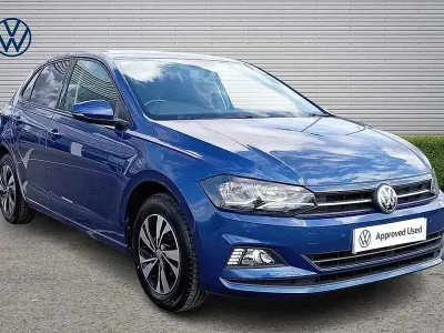 Used VW Polo Match 95 HP (69 kW) 2020 Blue Hatchback