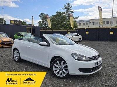 White Used 2015 VW Golf Cabriolet SE Cabriolet | £7,495 (A bit pricey)