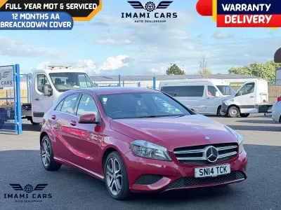 Used Mercedes A200 136 HP (100 kW) 2014 Red Hatchback