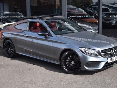 Used Mercedes C250 AMG Line Premium Plus 204 HP (150 kW) 2017 Grey Coupe