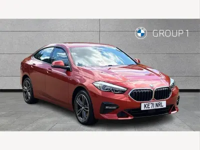 Used BMW 218 Sport Line 134 HP (98 kW) 2021 Sunset orange metallic paint Coupe