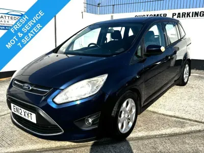 Used Ford Grand C-Max Zetec 115 HP (84 kW) 2012 Blue MPV