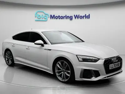 Used Audi A5 Sportback S-Line 163 HP (119 kW) 2020 White Hatchback