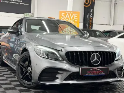 Usado Mercedes C220 AMG Line Premium 194 HP (142 kW) 2019 Cinzento Cabrios