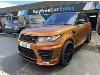 Used Land Rover Range Rover Sport Autobiography Dynamic 306 HP (225 kW) 2017 Orange SUV