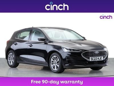 Black Used 2022 Ford Focus Titanium Hatchback | £13,649 (Fair price)