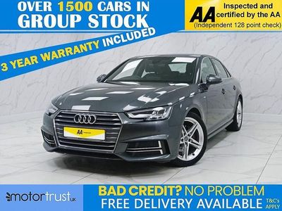 Used Audi A4 S-Line 150 HP (110 kW) 2018 Grey Sedan