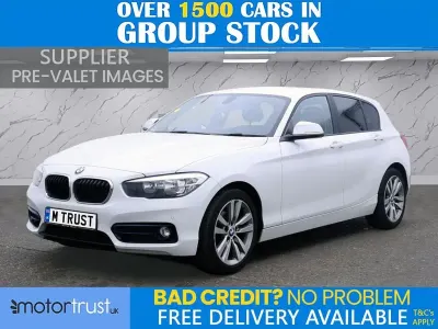 Used BMW 118 Sport Line 136 HP (100 kW) 2019 White Hatchback